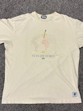 Kith NY To the World Apple Vintage Tee, Size XL